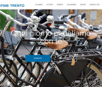 screenshot del sito di FIAB Trento